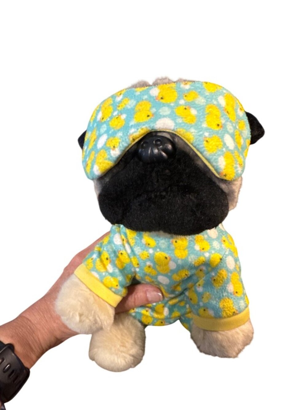 Gund Doug The Pug Sleepytime Plush Sleep Mask EUC
